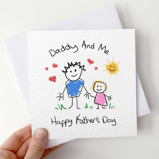 Daddy & Me Father's Day Card From Daughter