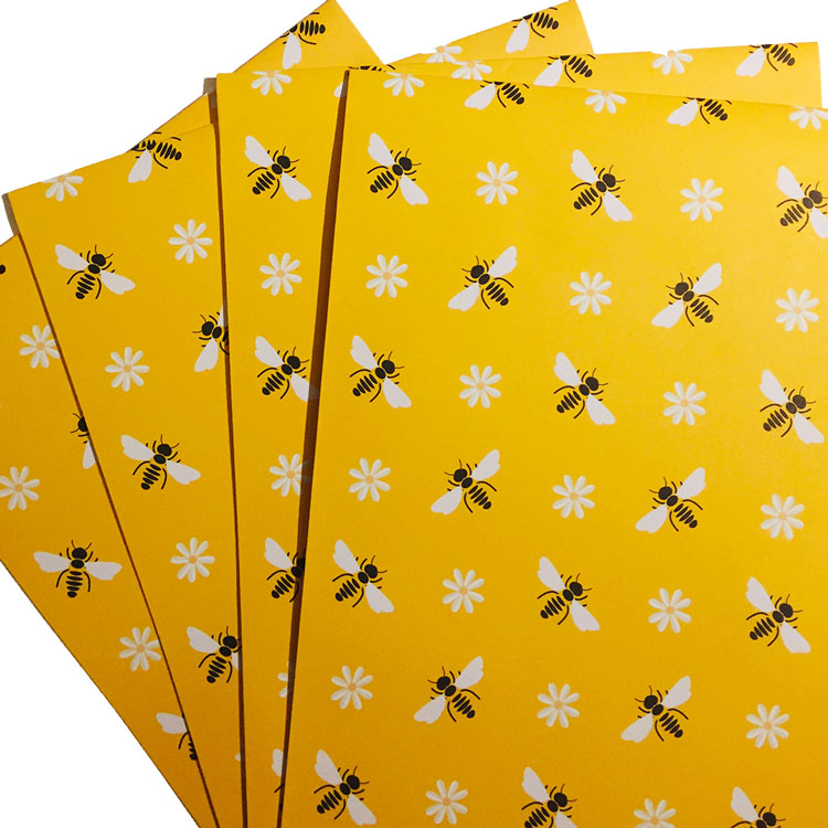 Bee Wrapping Paper Sheets 100 Recyclable Paper Crate