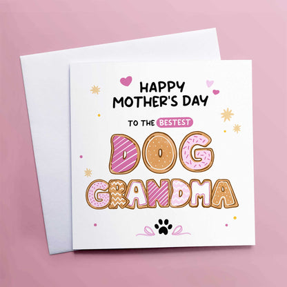 Dog Grandma Mothers Day Card – From the Dog, Biscuit Design