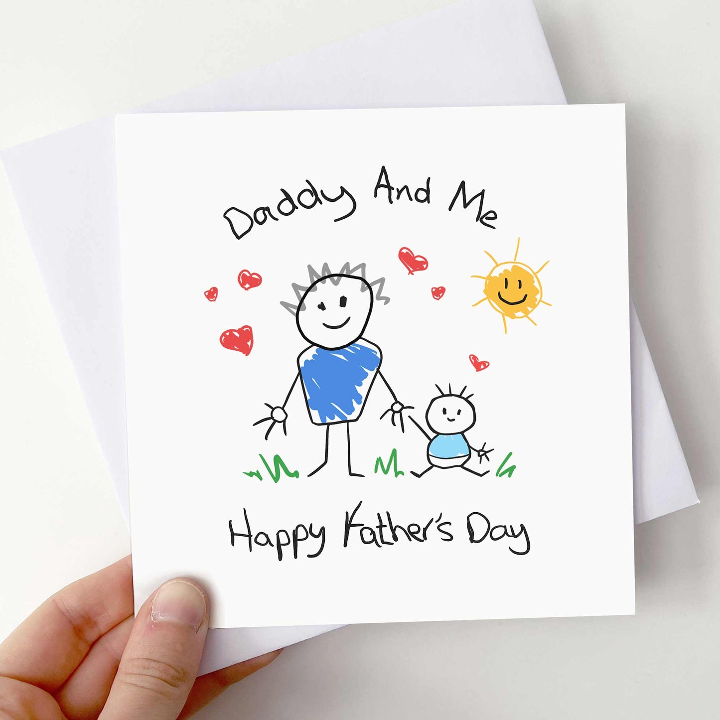 Personalised Father's Day Card From Baby - Daddy & Me