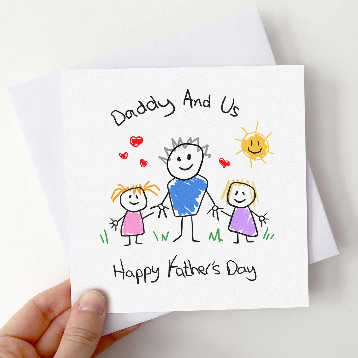 Daddy & Us Father's Day Card From Kids