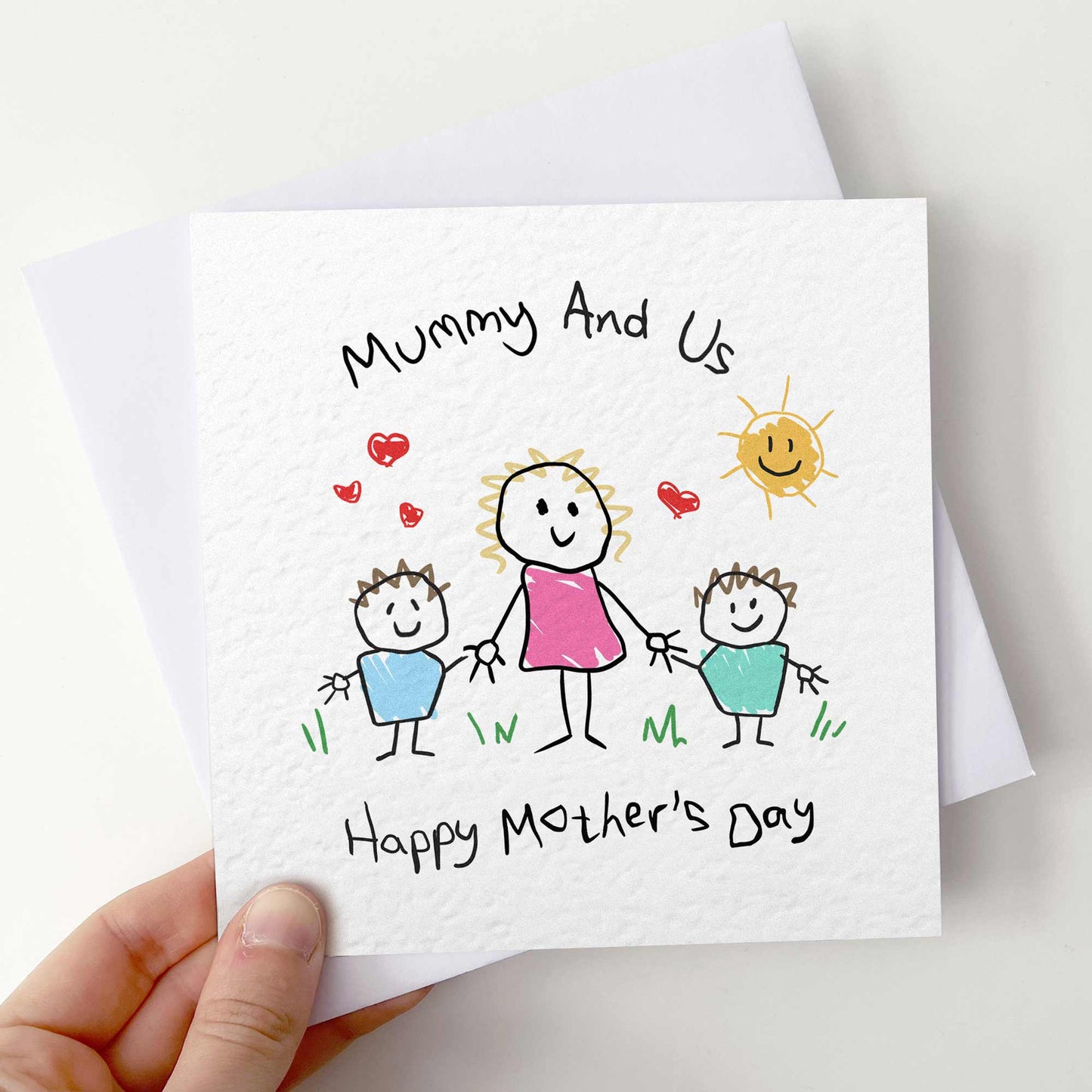 Mothers Day Card From Baby – Personalised Card From Kids – Mummy & Us