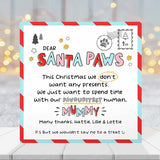 Pet Mum Santa Paws Christmas Card