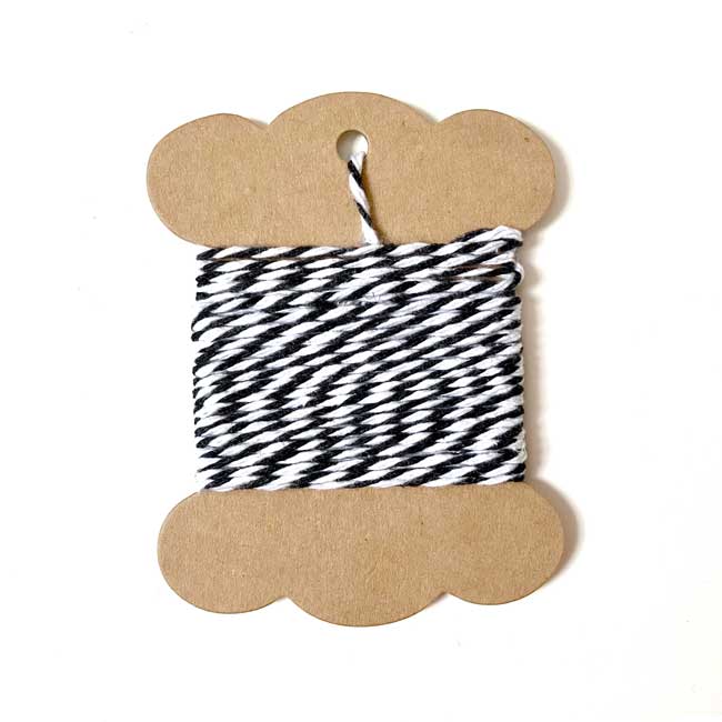 Black and White Bakers Twine