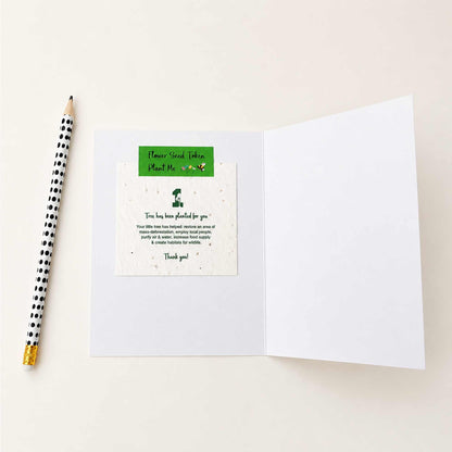 Cute Cat Thank You Card – Feline Thankful Greeting Card