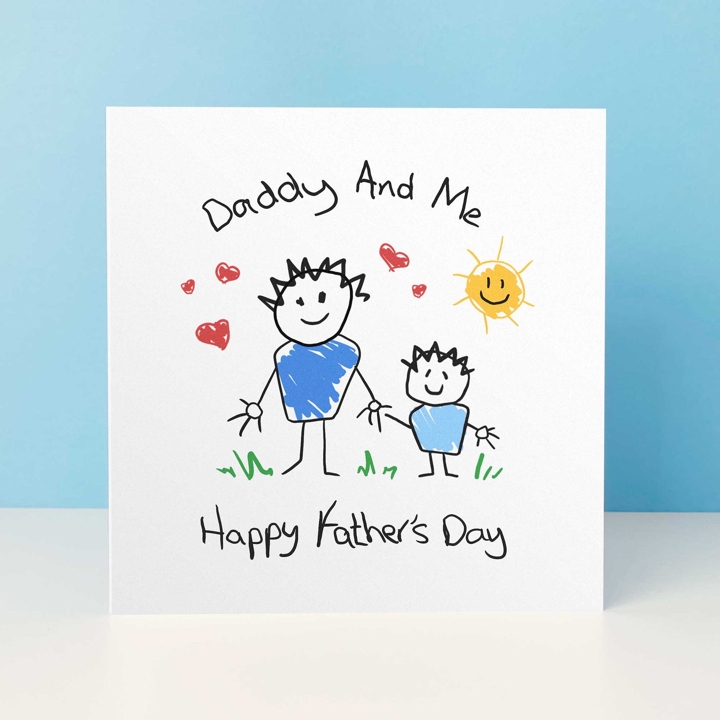 Daddy & Me Father's Day Card From Son