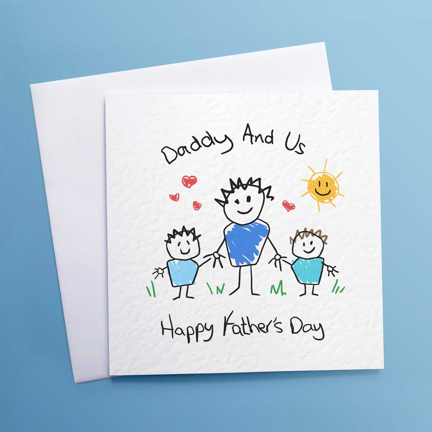 Daddy & Us Father's Day Card From Kids
