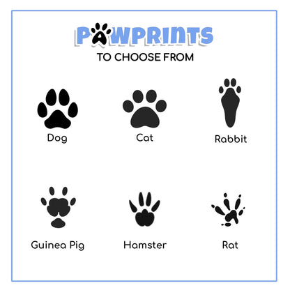 Personalised Dad Birthday Card From Pets - Custom Paw Prints
