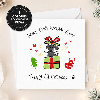 Best Dog Daddy Christmas Card – Gift From the Dog