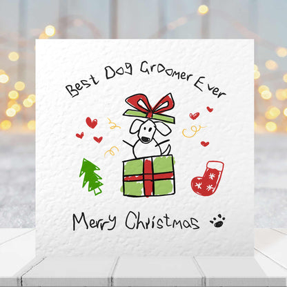 Best Dog Daddy Christmas Card – Gift From the Dog