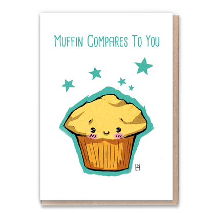 Greeting card with punny phrase celebrating someone's uniqueness.