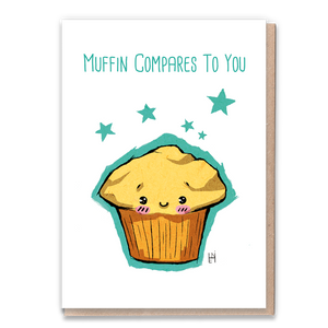 Greeting card with punny phrase celebrating someone's uniqueness.
